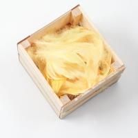 Наполнитель из перьев для шаров и подарков золотой 10-12см 8 г 1/360