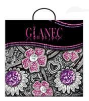 Пакет с пластмассовыми ручками (35х38)-90 Райский сад 10/100 