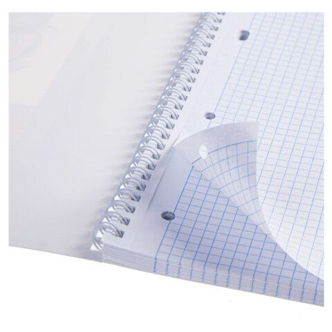 Тетрадь 80л А4 клетка гребень картон HATBER 1/4/28