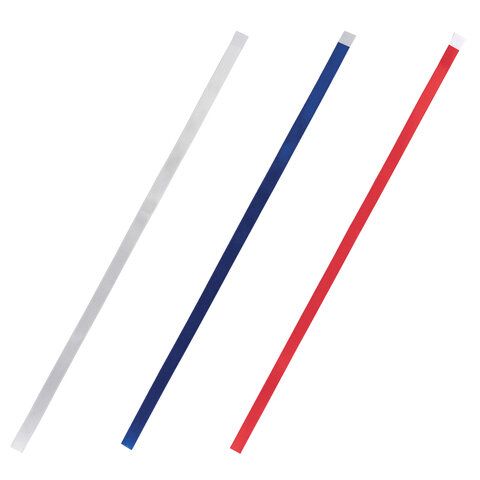 Закладки-ляссе ТРИКОЛОР для книг А4 (длина 38см) ПИФАГОР, клейкий край, 3 ленты, 111647