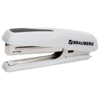 Степлер №10 до 20л с антистеплером серый Extra BRAUBERG 1/24