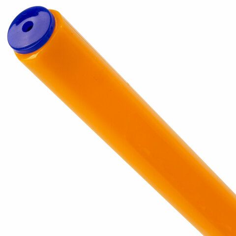 Ручка шариковая масляная синяя 0,7мм трехгранная BRAUBERG Extra Glide Orange 1/12/1200 (клиент)