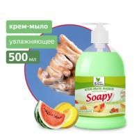 Мыло жидкое крем 500мл с дозатором Soapy Premium арбуз и дыня Clean&Green 1/12 Мыло жидкое крем 500мл с дозатором Soapy Premium арбуз и дыня Clean&Green 1/12