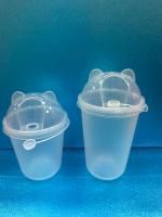 Крышка для стакана шейкер ПЭТ d-90 купольная флип-топ САТ  45/900