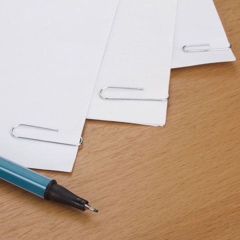 Скрепки 28мм 100шт оцинкованные BRAUBERG 1/10/300