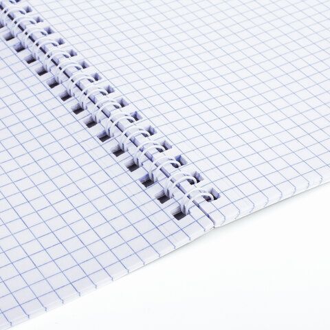 Тетрадь 48л А5 клетка на спирали АБСТРАКЦИЯ BRAUBERG ЭКО 1/100