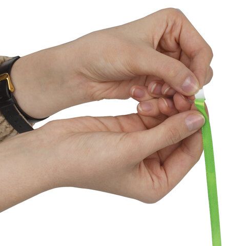 Закладки-ляссе ПОЗИТИВ для книг А5 (длина 28 см) ПИФАГОР, клейкий край, 4 ленты, 111649