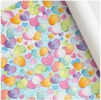 Бумага упаковочная 68,5х100см Нежность Интерпак 1/50