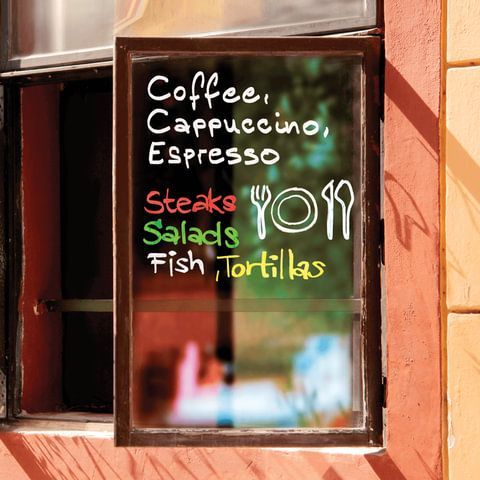 Маркер меловой оранжевый 2-3мм влагостираемый для гладких поверхностей EDDING /66