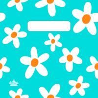 Пакет с вырубной ручкой (21х20)-70 Ромашки на счастье Тико 100/1500 Пакет с вырубной ручкой (21х20)-70 Ромашки на счастье Тико 100/1500