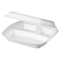 ВПС Ланч-бокс 3-сек (250х195х68) белый LB-3А  эконом вспен ТДУ  100/100 