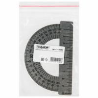 Транспортир 10см 180 градусов металлический ПИФАГОР 1/100/3000