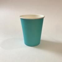 Стакан бумажный для горячего 350мл d-90 бирюзовый Ч 50/1000
