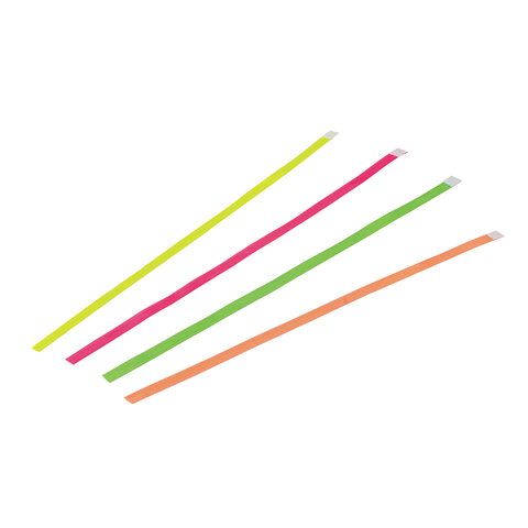 Закладки-ляссе ПОЗИТИВ для книг А5 (длина 28 см) ПИФАГОР, клейкий край, 4 ленты, 111649