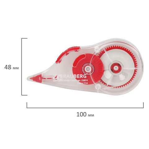 Корректирующая лента 5мм х 12м BRAUBERG 1/24