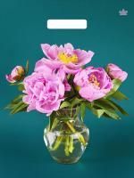 Пакет с вырубной ручкой (31х40)-60 Любимые пионы ламинат Тико 50/500 Пакет с вырубной ручкой (31х40)-60 Любимые пионы ламинат Тико 50/500