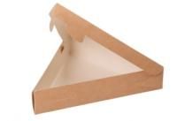 Коробка под пиццу 220х220х200мм h-40мм бурая 100/100