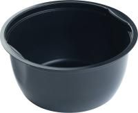 Контейнер 500мл М-132 круглый суповой черный ПП UPAX-UNITY Пермь 50/600  Контейнер 500мл М-132 круглый суповой черный ПП UPAX-UNITY Пермь 50/600