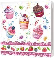 Салфетки (33х33) 3-сл Десерт (20) 1/15