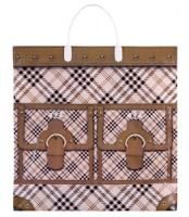 Пакет с пластмассовыми ручками (37х37+10) Клетка с карманами 10/50 Пакет с пластмассовыми ручками (37х37+10) Клетка с карманами 10/50