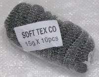 Мочалка для посуды стружка сетка S-985 SafiTex (10шт) б/н 1/10/120 Мочалка для посуды стружка сетка S-985 SafiTex (10шт) б/н 1/10/120