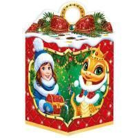 НГ Коробка Конфетти до 1кг 115х115х170мм 1/150