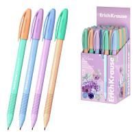 Ручка шариковая синяя узел 0,7мм ERICH KRAUSE Pastel Bloom 1/50
