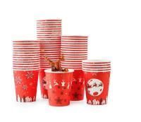 Стакан бумажный для горячего 250мл d-80 Зима 50/1000 