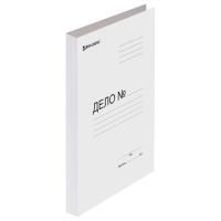 Скоросшиватель картон белый BRAUBERG плотность 280 г/м2, до 200 листов 1/200