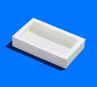 Контейнер бумажный с окном 1450мл 260х150х40мм белая ламин ForG Tabox PRO 25/200