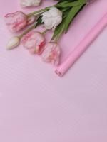 Ролик 70см х8м пленка полипропилен Плиссе розовый жемчуг 1/10