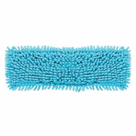 Насадка МОП плоская 40х10см ЛАЙМА Бюджет карманы, ворсистая микрофибра 2см 1/96 (клиент)