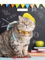 Пакет с вырубной ручкой (39х48)-50 Грэй Глосс Ученый кот Тико 50/500 Пакет с вырубной ручкой (39х48)-50 Грэй Глосс Ученый кот Тико 50/500