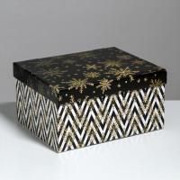 НГ Подарочная коробка 31х25х16см Новый Год 1/50