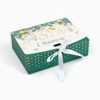 НГ Подарочная коробка 16х12х5см С новым годом 1/300 НГ Подарочная коробка 16х12х5см С новым годом 1/300