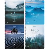 Тетрадь 48л А5 клетка гребень обложка картон Nature BRAUBERG 1/4/96 Тетрадь 48л А5 клетка гребень обложка картон Nature BRAUBERG 1/4/96