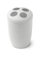 Стакан для зубных щеток Бриз светло-серый 1/90