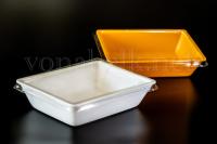 Крышка для ВПС контейнера 500мл 175х130х11мм OpSalad прозр плоская 1/600