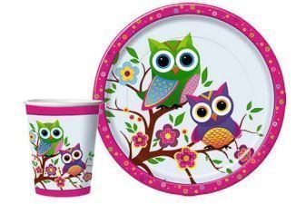 Стакан бумажный 250мл Совы (10шт) 1/48  Стакан бумажный 250мл Совы (10шт) 1/48