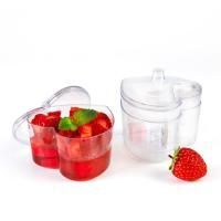 Креманка 100мл 70х65х57мм чаша Сердце с крышкой прозрачная Complement 12/288 Креманка 100мл 70х65х57мм чаша Сердце с крышкой прозрачная Complement 12/288