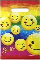 Пакет с вырубной ручкой (20х30)-30 Смешинки Интерпак 100/2000  Пакет с вырубной ручкой (20х30)-30 Смешинки Интерпак 100/2000