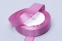 Лента атласная 15мм 25м брусничная 1/10