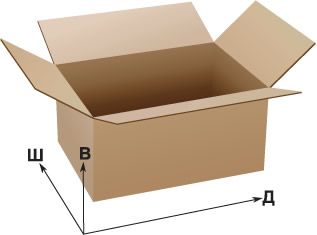 Гофрокоробка (600х600х400) Т23 В 28/28 Гофрокоробка (600х600х400) Т23 В 28/28