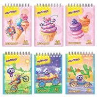 Блокнот МАЛЫЙ ФОРМАТ (75х105мм) А7, 40л, гребень, картон, клетка, ЮНЛАНДИЯ, ЮНЛАНДИК/СЛАДОСТИ 1/120 Блокнот МАЛЫЙ ФОРМАТ (75х105мм) А7, 40л, гребень, картон, клетка, ЮНЛАНДИЯ, ЮНЛАНДИК/СЛАДОСТИ 1/120