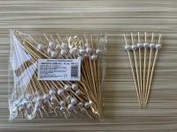 Пика для канапе Жемчужина 12см (100шт) 1/40