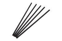 Трубочки для коктейля 210х5 прямые в инд. бум. упаковке черные  (250шт) 1/20 