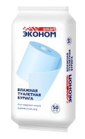 Туалетная бумага влажная Эконом Smart с клапаном (150) 1/24 Туалетная бумага влажная Эконом Smart с клапаном (150) 1/24