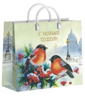 НГ Сумка пластиковая (30х30)-150 Пернатые друзья Интерпак 1/40 НГ Сумка пластиковая (30х30)-150 Пернатые друзья Интерпак 1/40