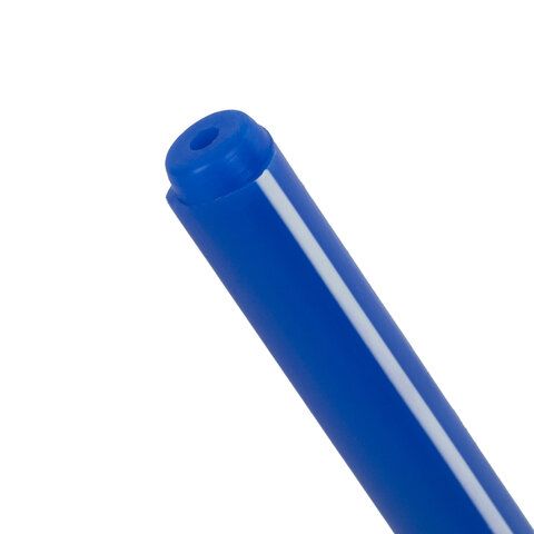 Ручка шариковая синяя масляная узел 0,7мм линия 0,35мм STAFF Basic OBP-312 1/50/3000