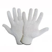 Перчатки без ПВХ рабочие х/б 6-нитка 7,5 класс БЕЛЫЕ 1/10